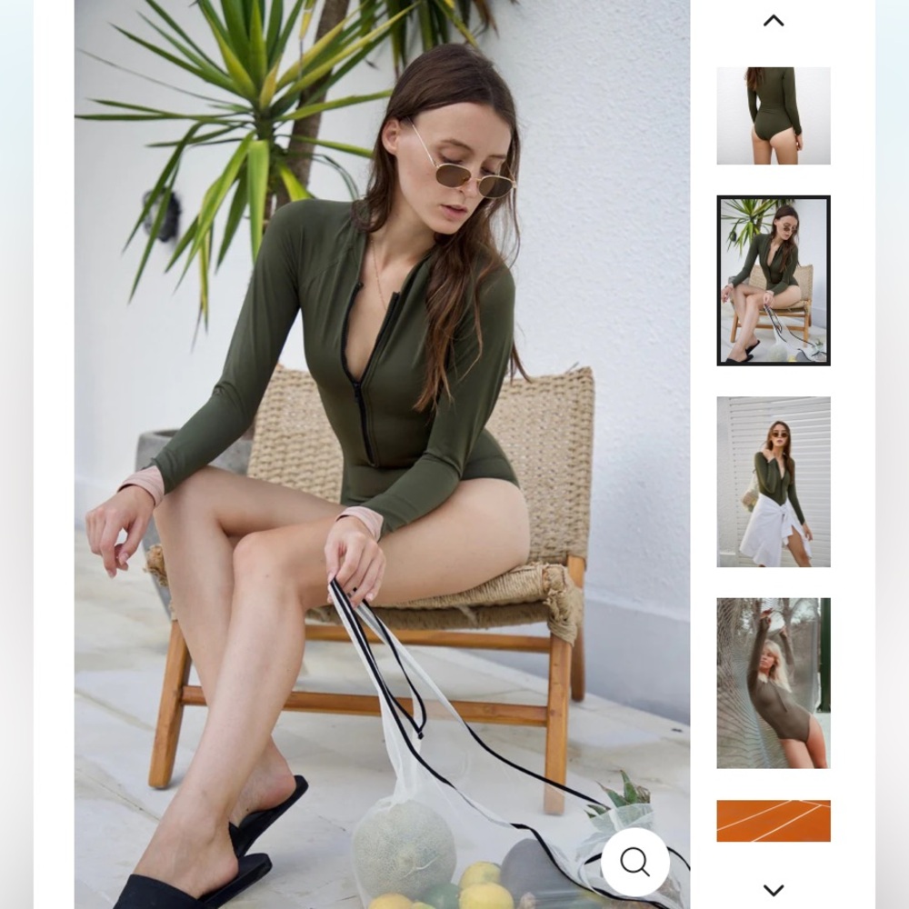 MAKARA WEAR G Sleeve - Army Swimwear - Picture 2 of 15